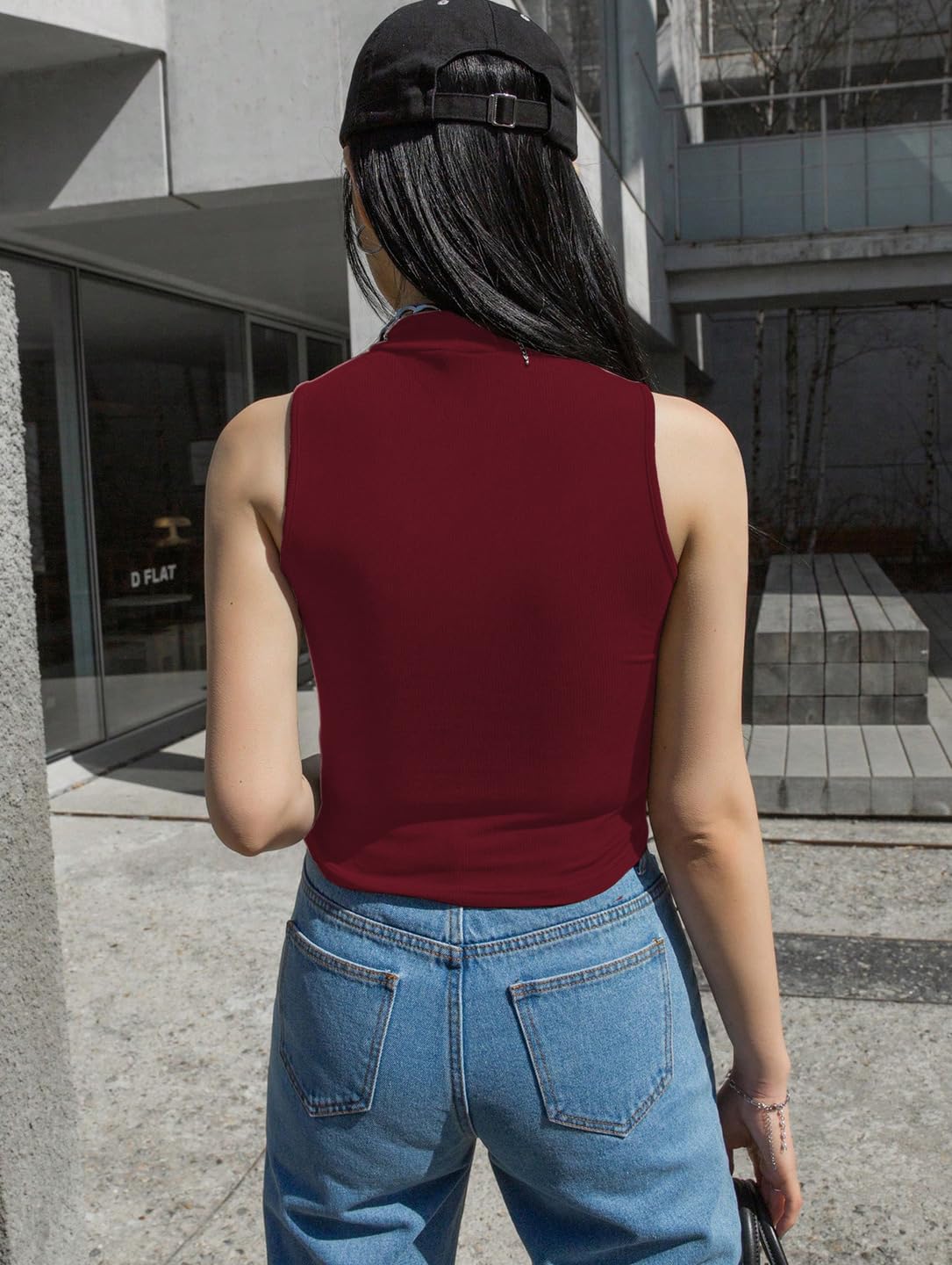KOTTY Women's Solid Slim Fit T-Shirt