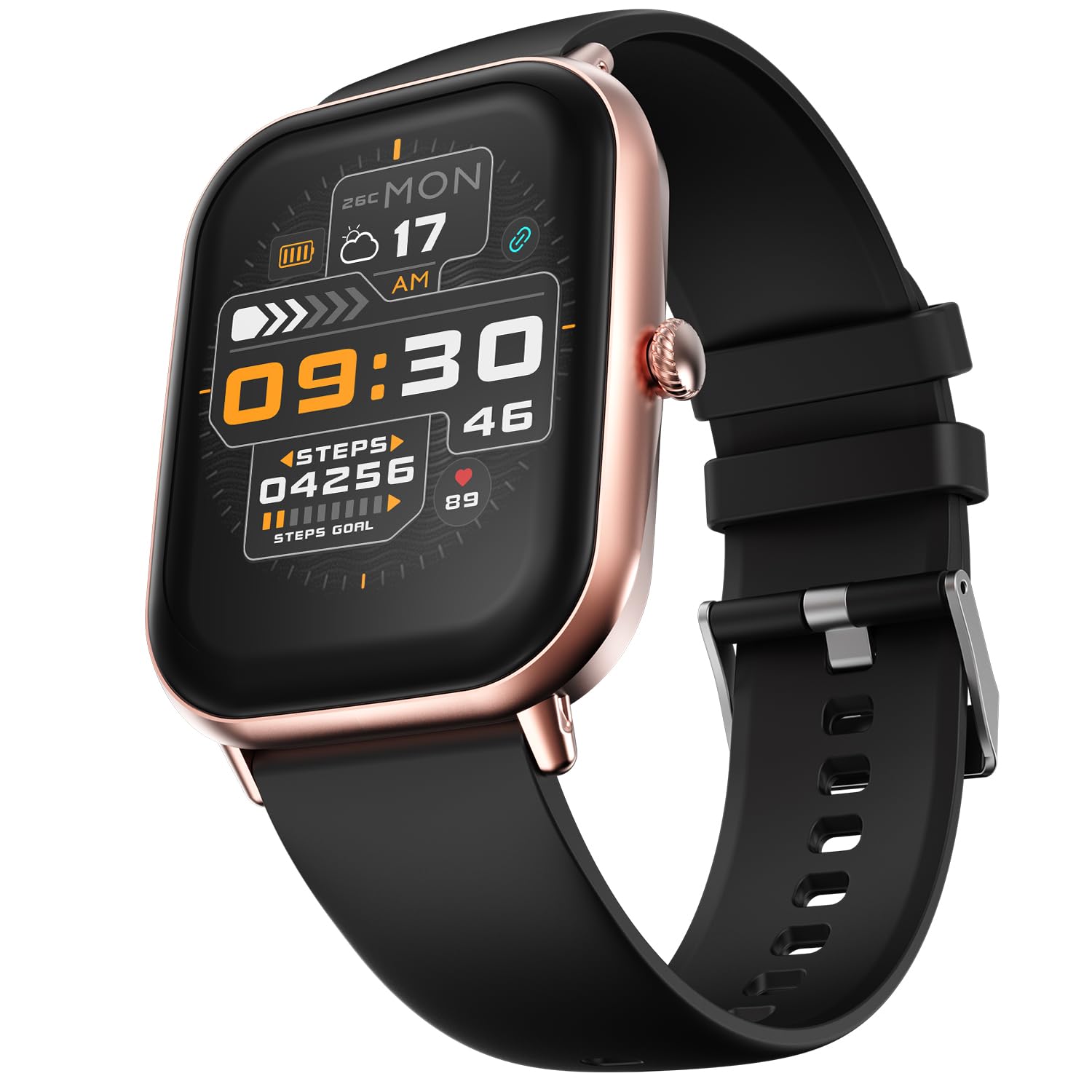 Fire-Boltt Ninja Call Pro Max Ultra Smart Watch 2.01 inch Display, Bluetooth Calling, 120+ Sports Modes, Health Suite, Voice Assistance (Gold SS)