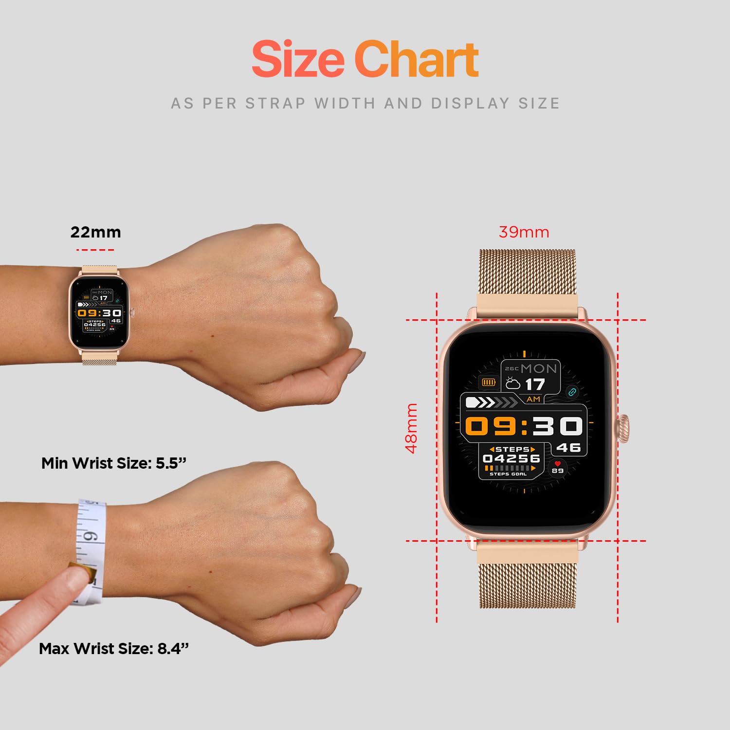 Fire-Boltt Ninja Call Pro Max Ultra Smart Watch 2.01 inch Display, Bluetooth Calling, 120+ Sports Modes, Health Suite, Voice Assistance (Gold SS)