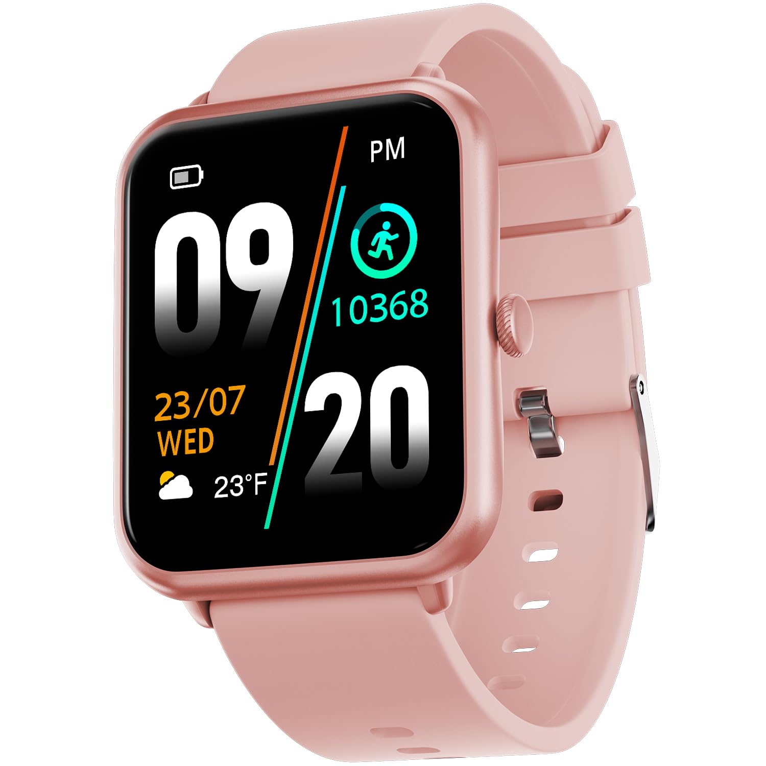 Fire-Boltt Ninja Call Pro Max Ultra Smart Watch 2.01 inch Display, Bluetooth Calling, 120+ Sports Modes, Health Suite, Voice Assistance (Gold SS)