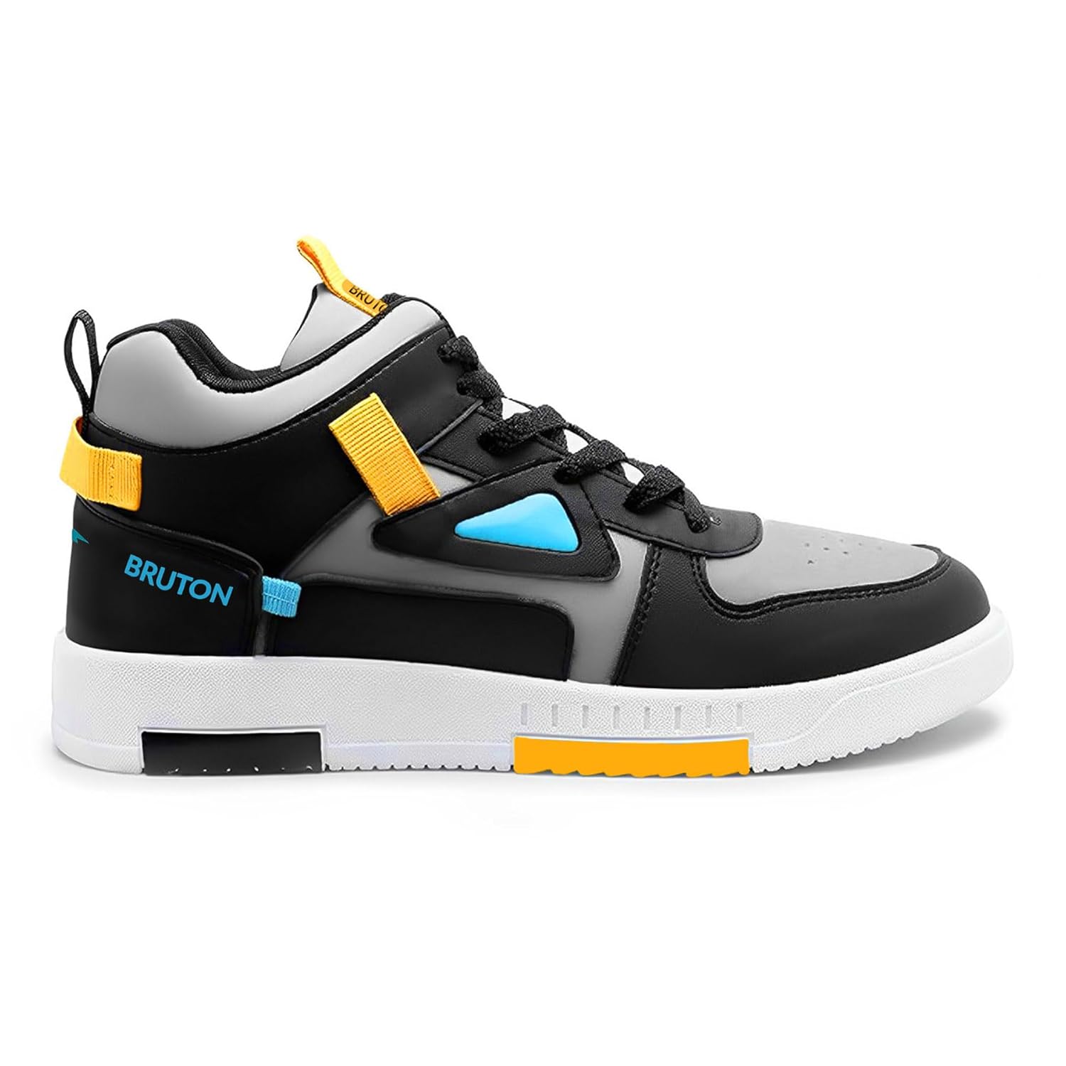 BRUTON Stylish Sneakers Casual Shoes for Men's & Boy's- Black