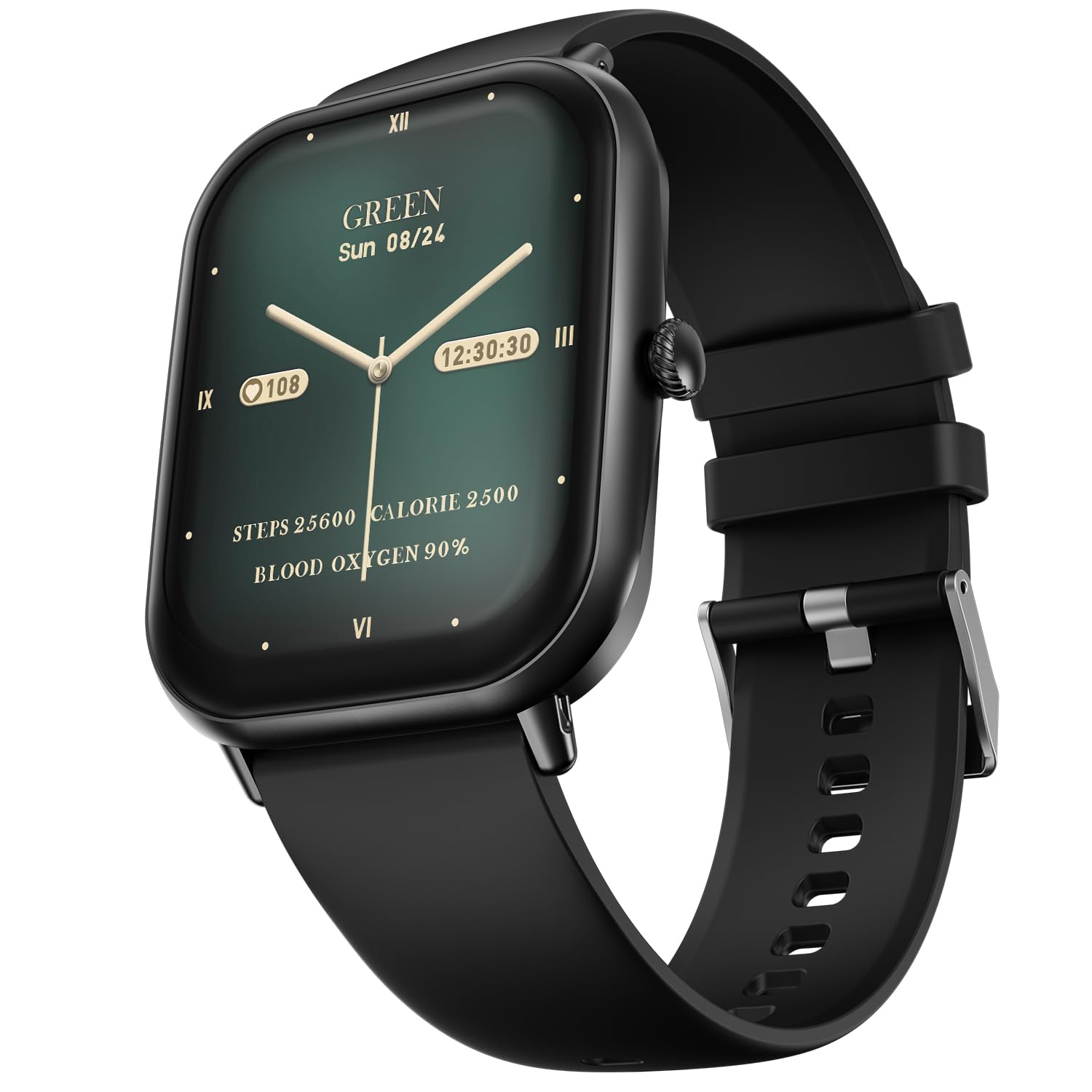 Fire-Boltt Ninja Call Pro Max Ultra Smart Watch 2.01 inch Display, Bluetooth Calling, 120+ Sports Modes, Health Suite, Voice Assistance (Gold SS)