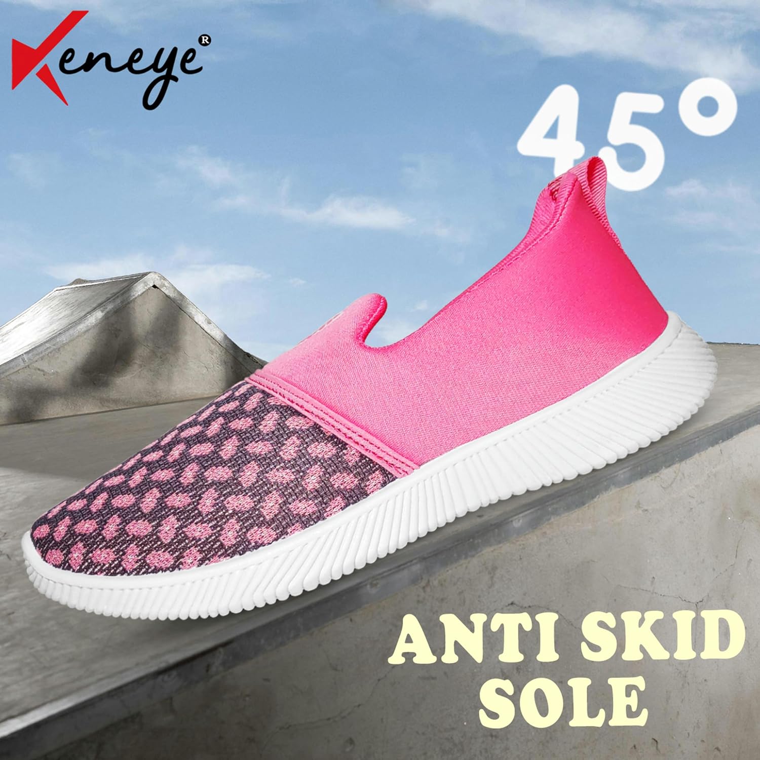 Keneye Stylish & Comfortable Breathable Upper Slip On Winter Dailywear Casual Shoes for Women