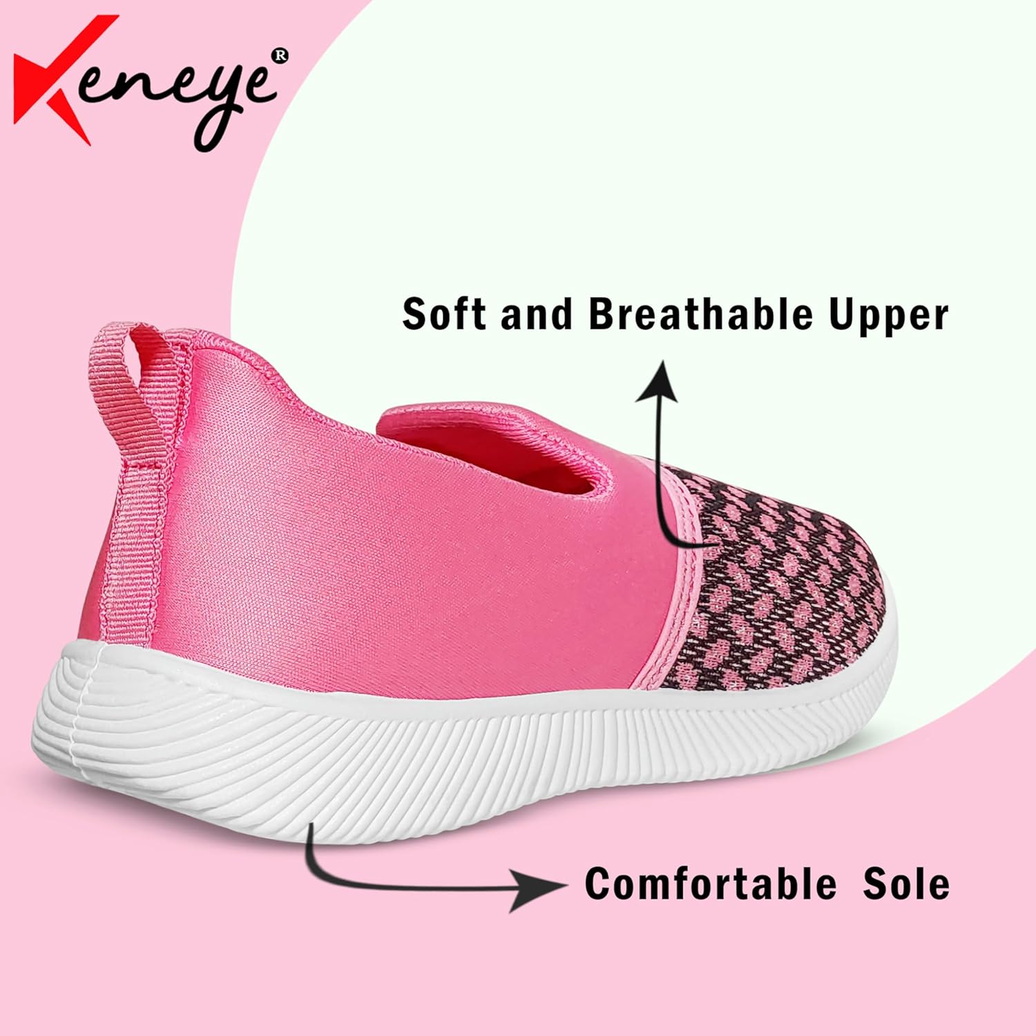 Keneye Stylish & Comfortable Breathable Upper Slip On Winter Dailywear Casual Shoes for Women
